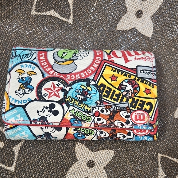 Disney Handbags - Disney Vintage Multicolor Cartoon Wallet